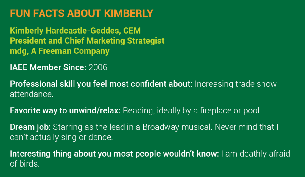 fun facts about Kimberly Hardcastle-Geddes