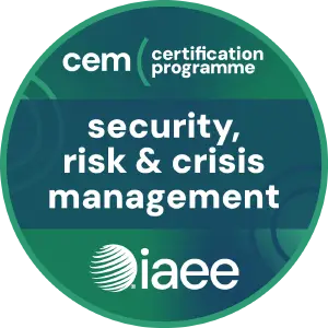 Security, Risk & Crisis Management Course Badge