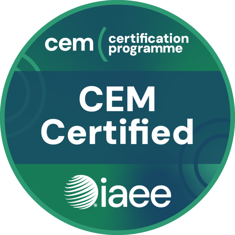Insignia de certificación certificada CEM