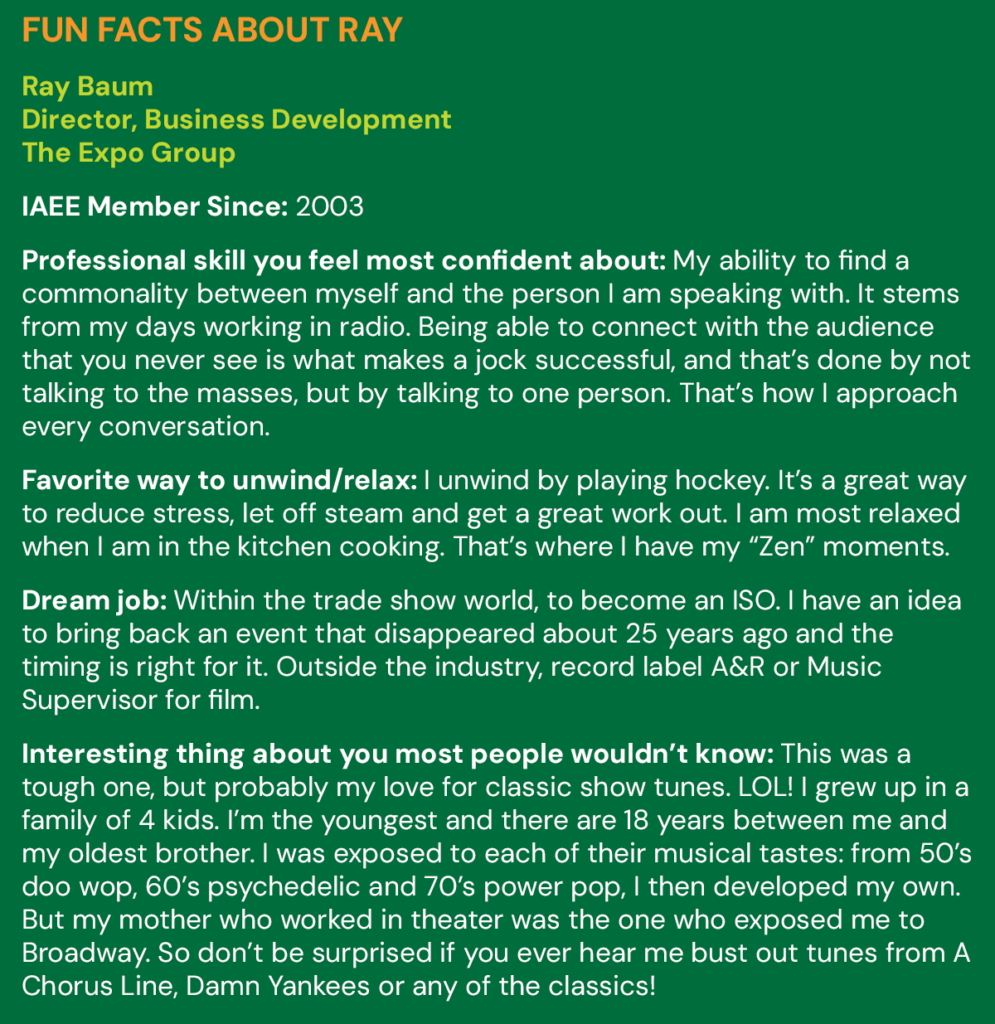 Fun facts about Ray Baum